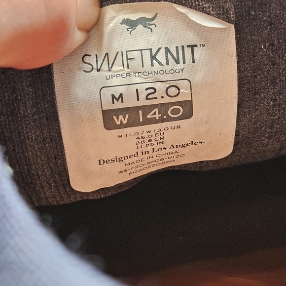 Wolf & Sheperd SwiftKnit Sneaker Men's 12 Navy Blue - Picture 13 of 13